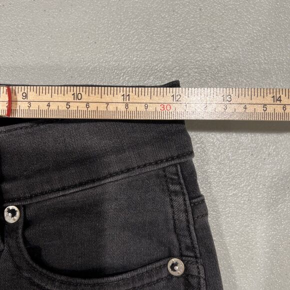 Ayr Jeans Women 27 The Riser Black Wash High Rise Skinny Jeans - Picture 8 of 15